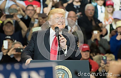 President Trump Editorial Stock Photo